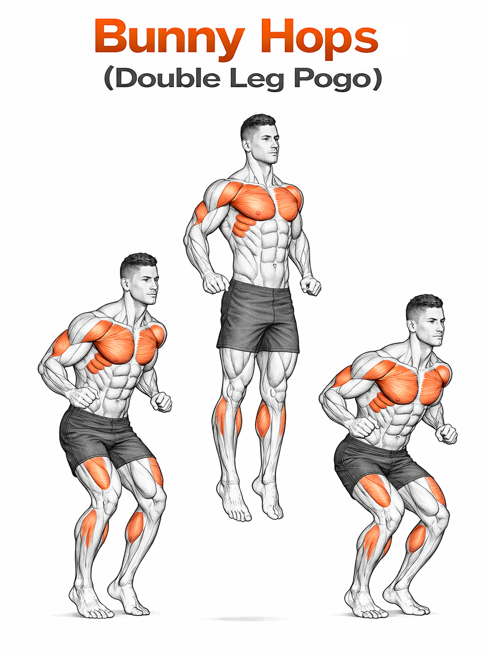 Bunny Hops (double leg pogo) illustration