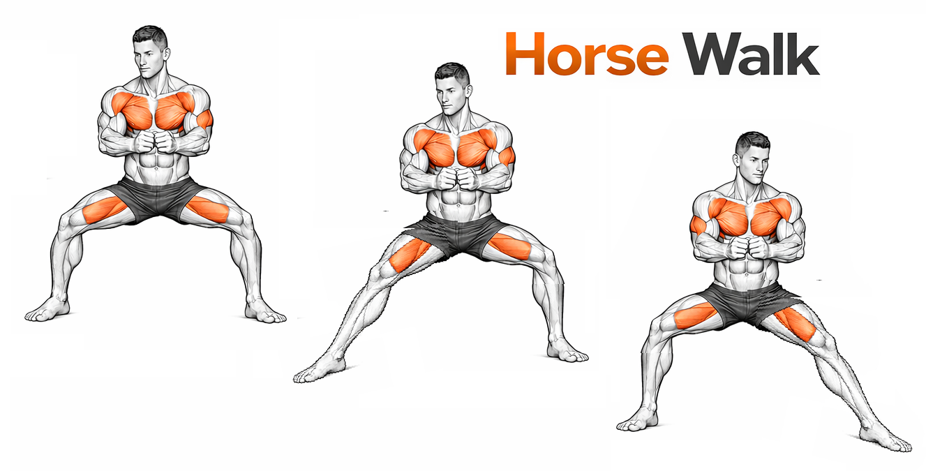 Horse Walk illustration