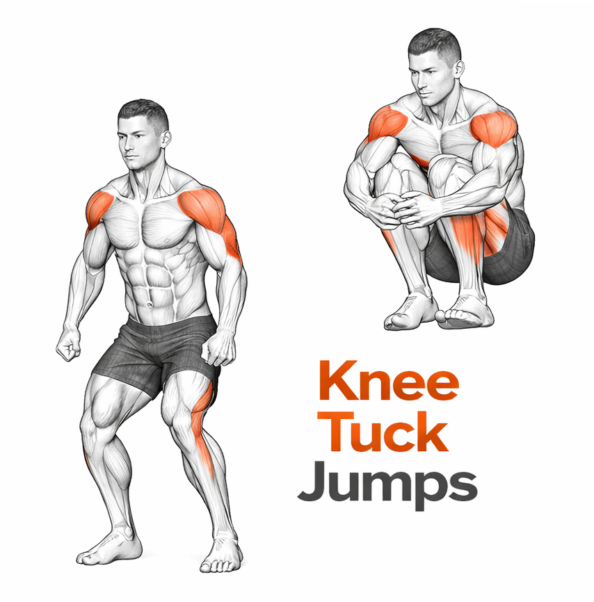 Knee Tuck Jumps illustration