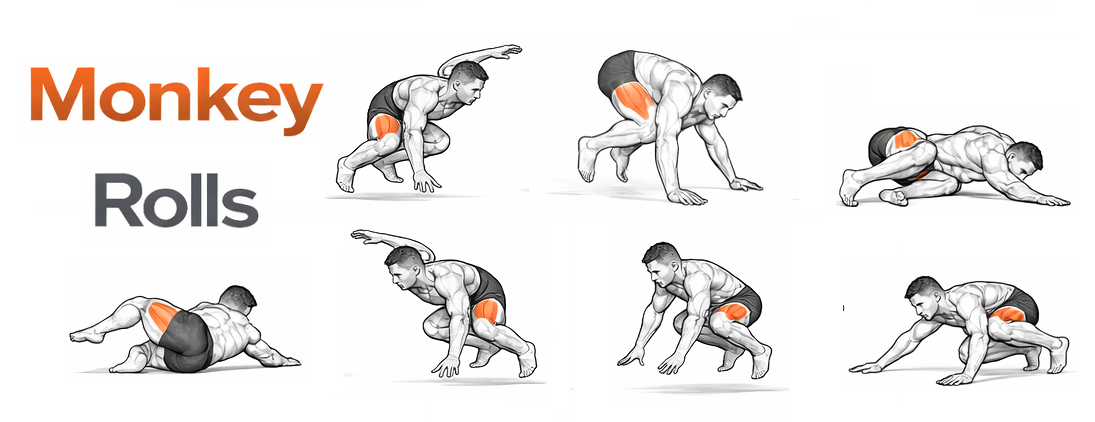 Monkey Rolls illustration