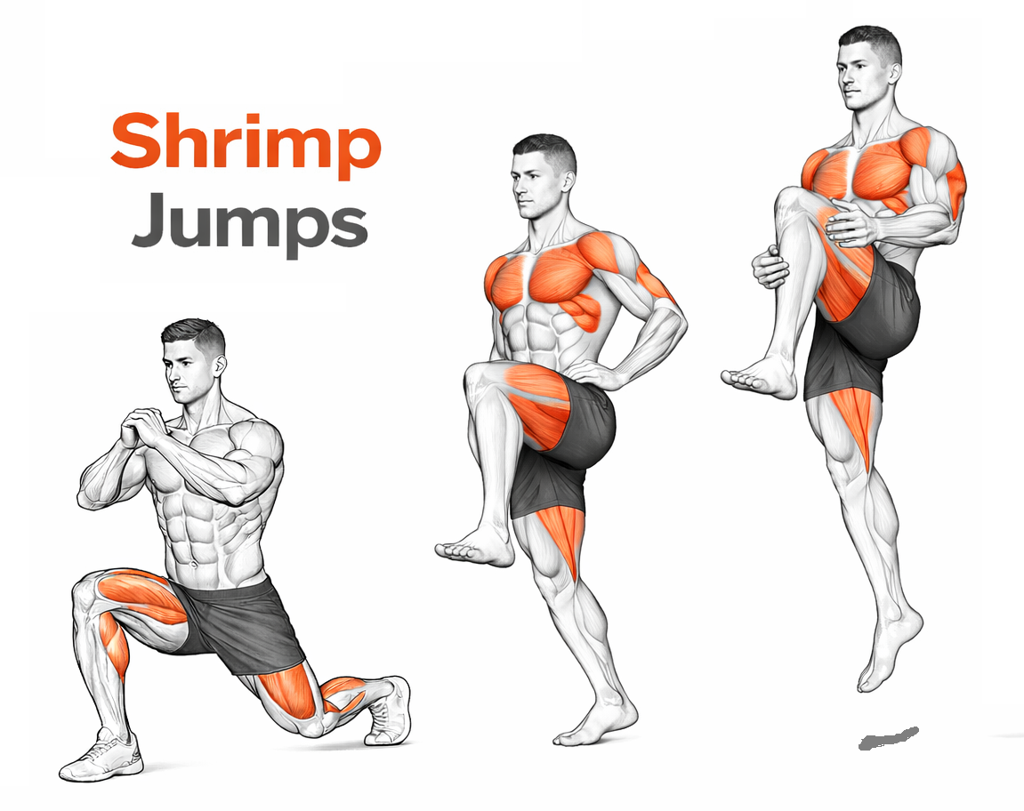 Shrimp Jumps illustration