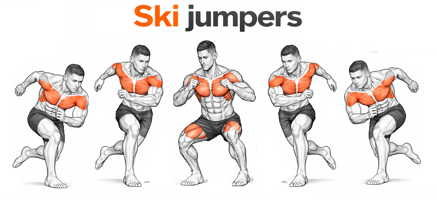 Ski Jumpers illustration