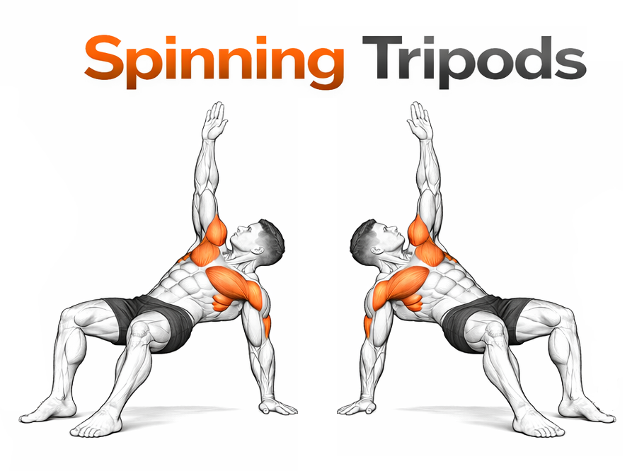 Spinning Tripods illustration