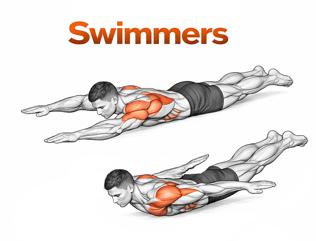 Swimmers illustration