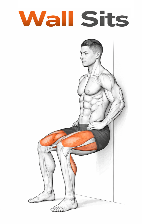 Wall Sits illustration