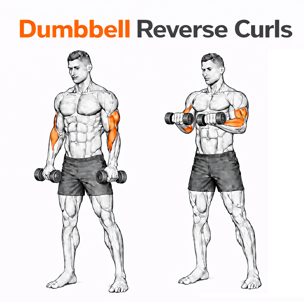 Dumbbell Reverse Curls illustration