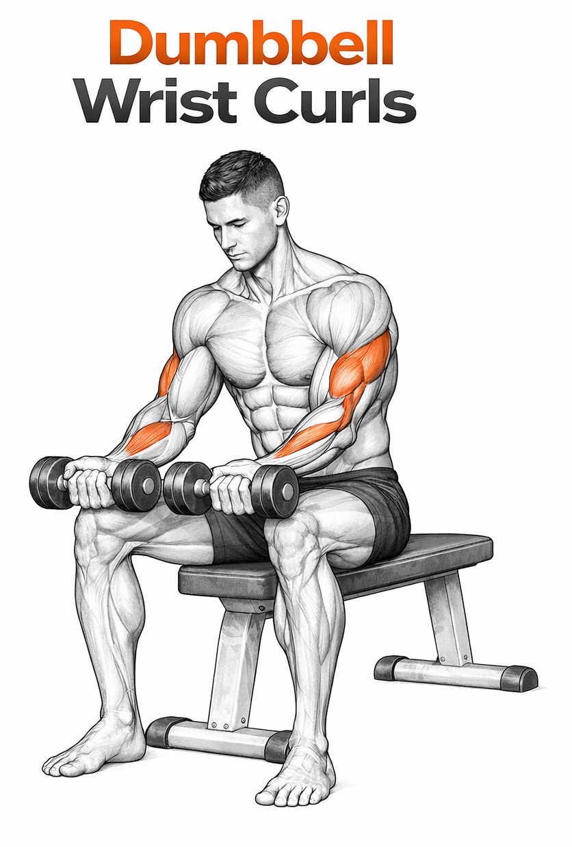 Dumbbell Wrist Curls illustration