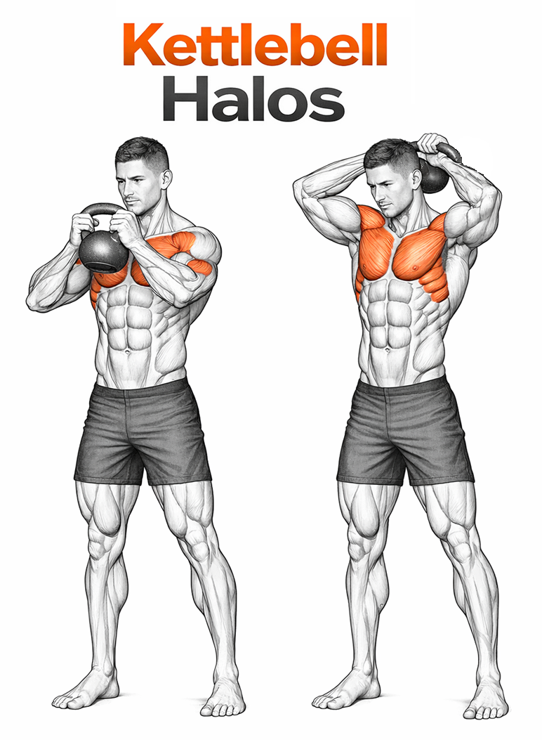 Kettlebell Halos illustration