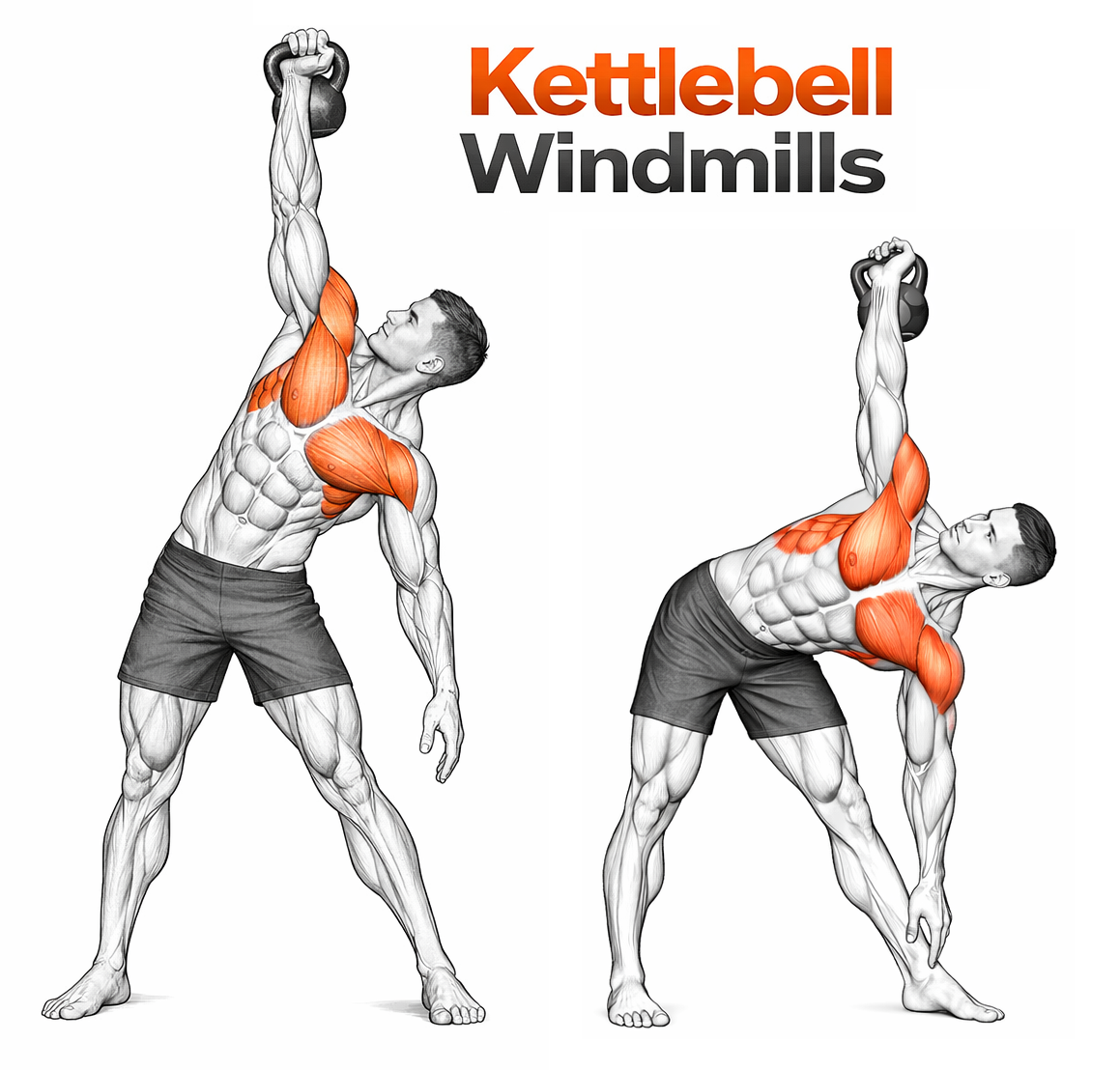 Kettlebell Windmill illustration