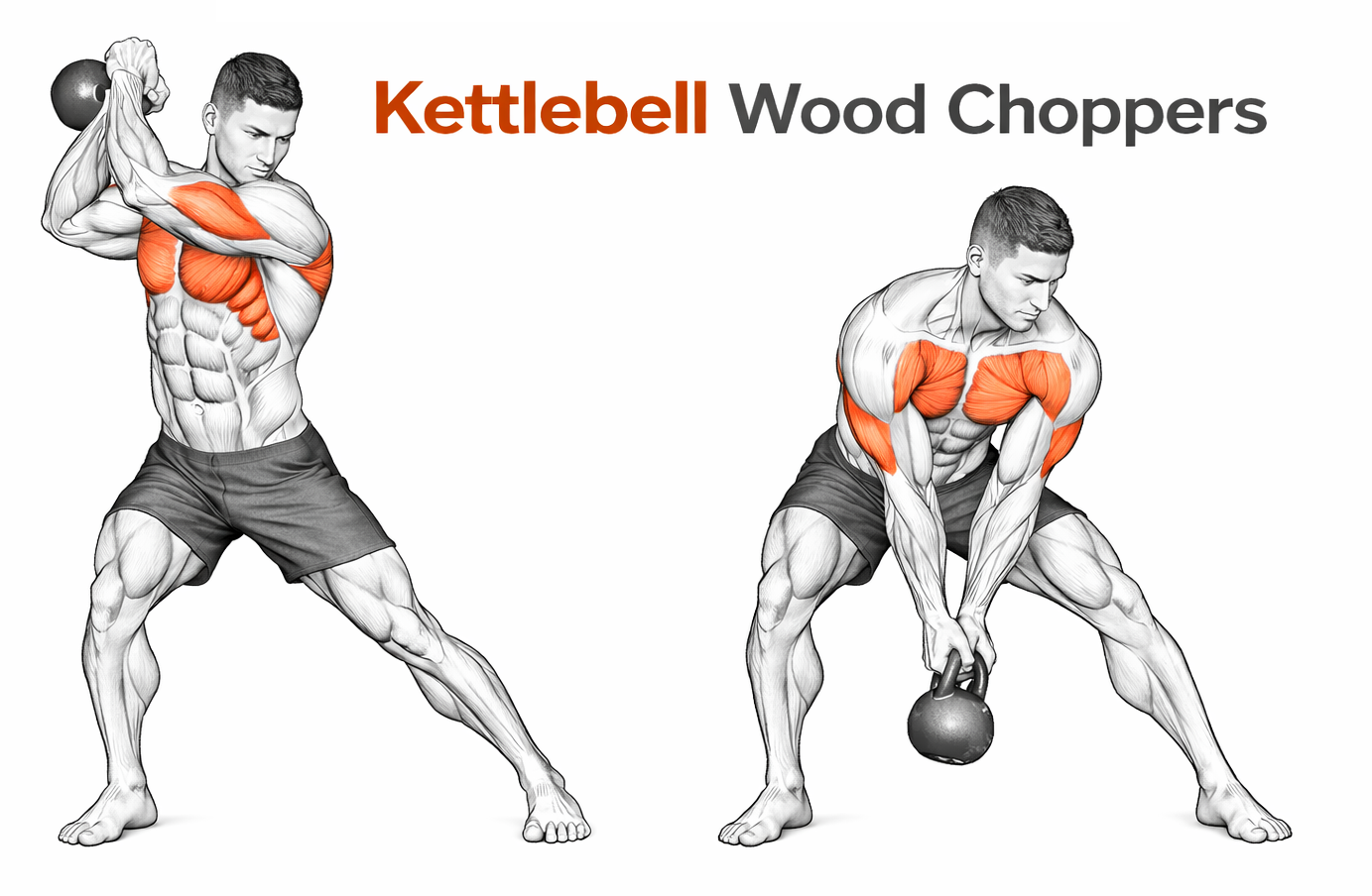 Kettlebell Wood Choppers illustration