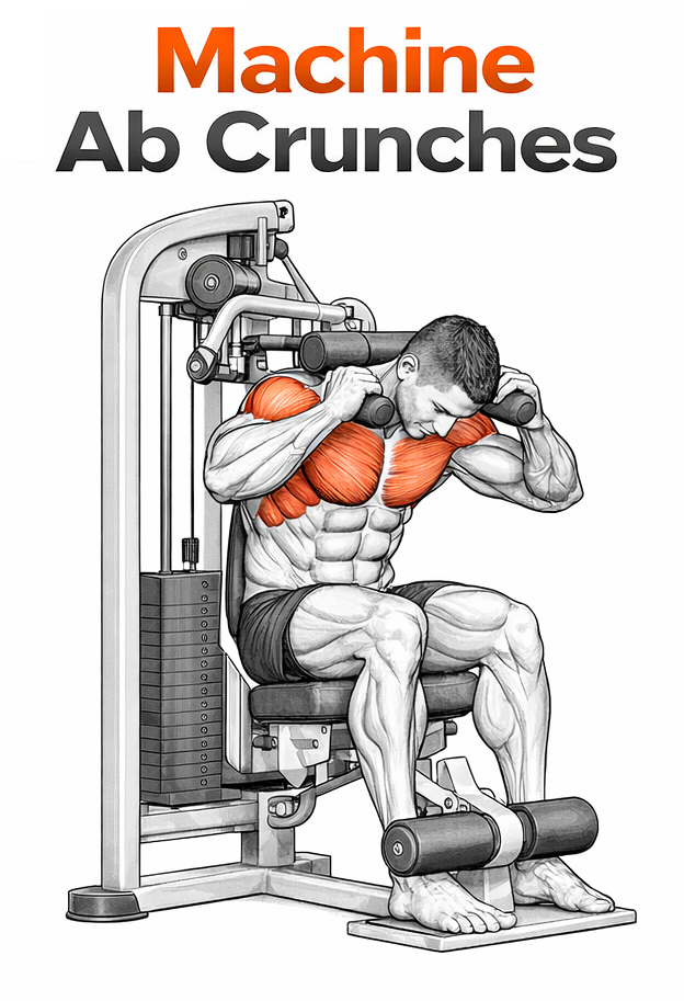 Machine Ab Crunches illustration