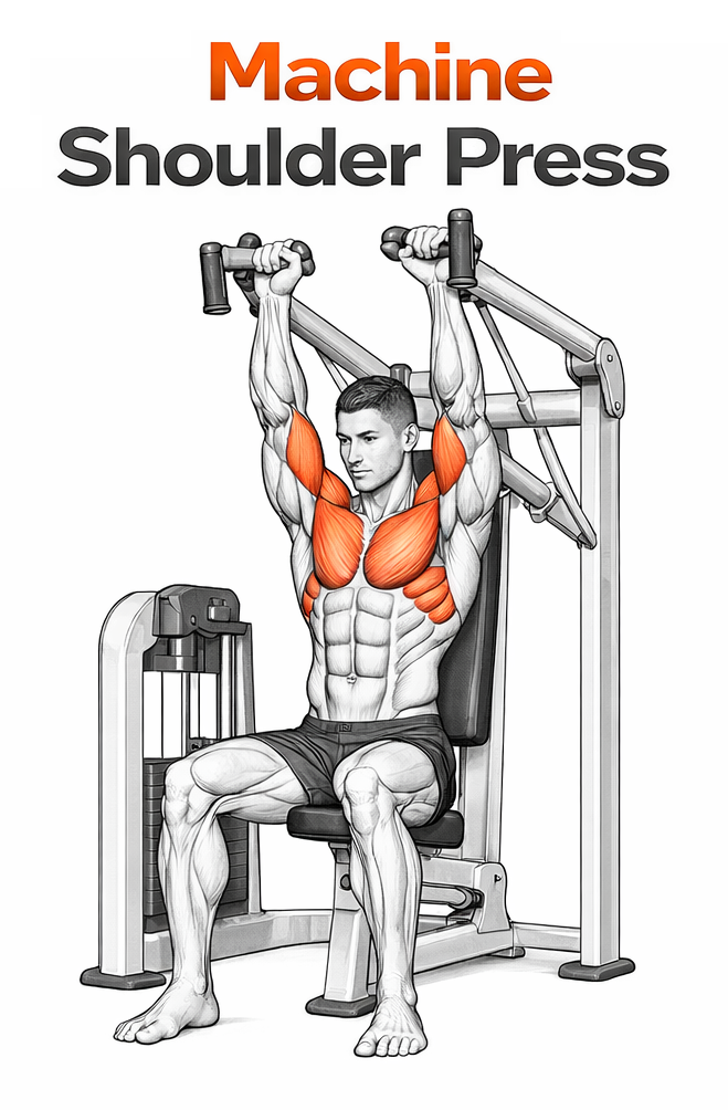 Machine Shoulder Press illustration