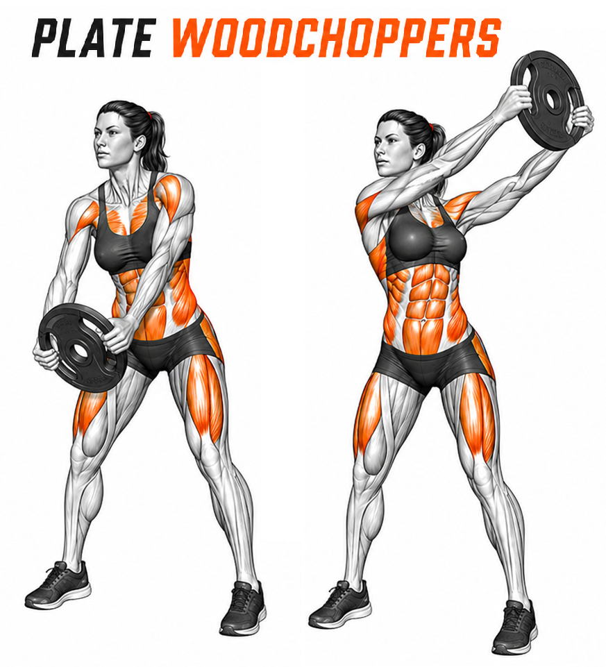 Plate Woodchoppers illustration