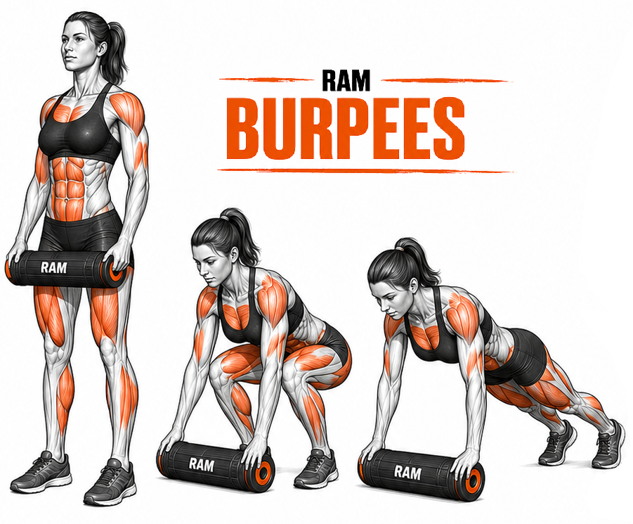 RAM Burpee illustration