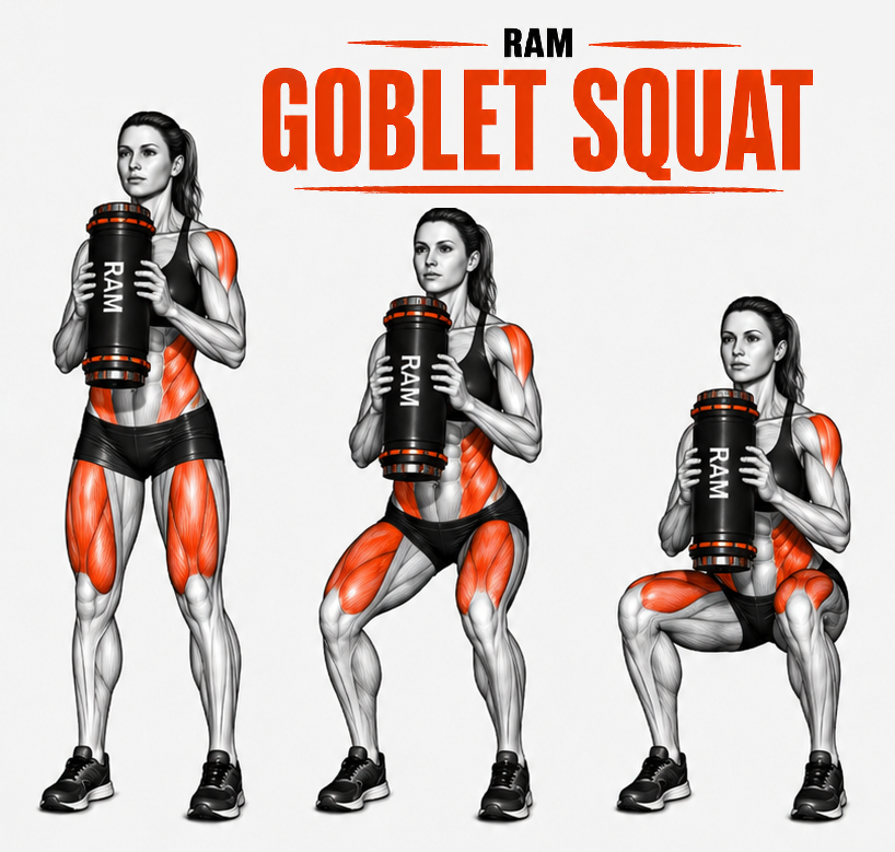 RAM Goblet Squat illustration