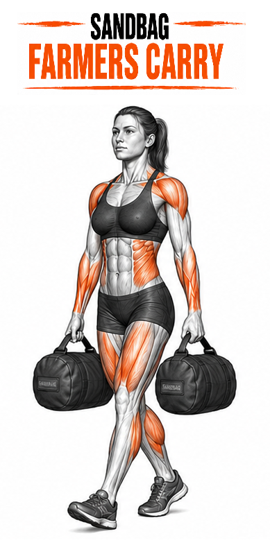 Sandbag Farmers Carry illustration