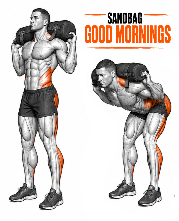 Sandbag Good Mornings illustration