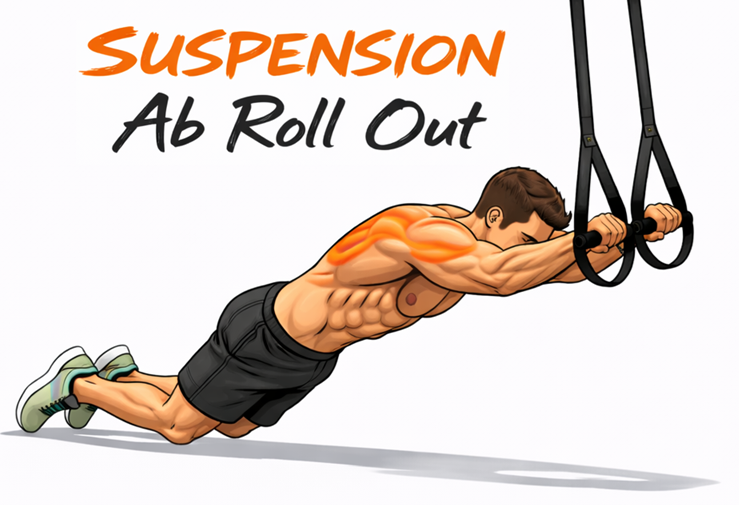 Suspension Ab Roll Out illustration