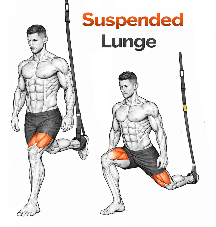 Suspension Lunge illustration