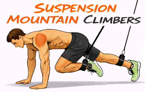 Suspension Mountain Climbers illustration