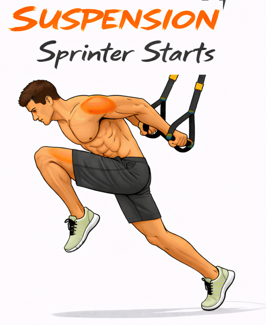 Suspension Starter Sprints (knee driver) illustration